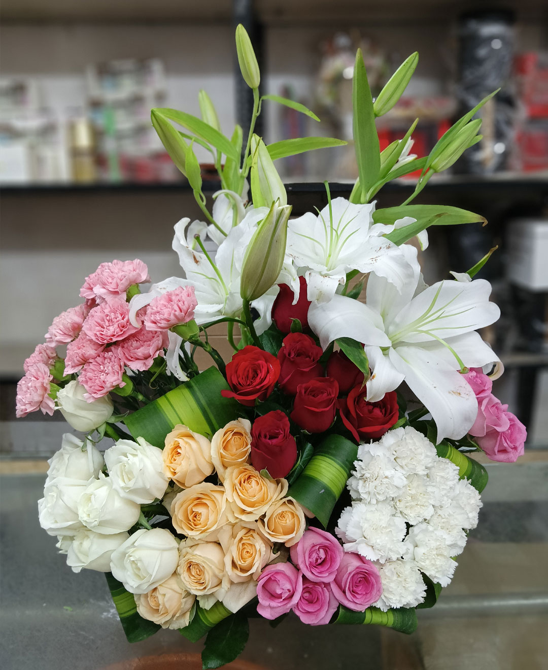 Floral Radiance Basket