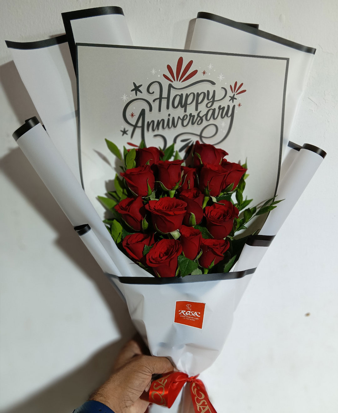 Anniversary Rose Wishes
