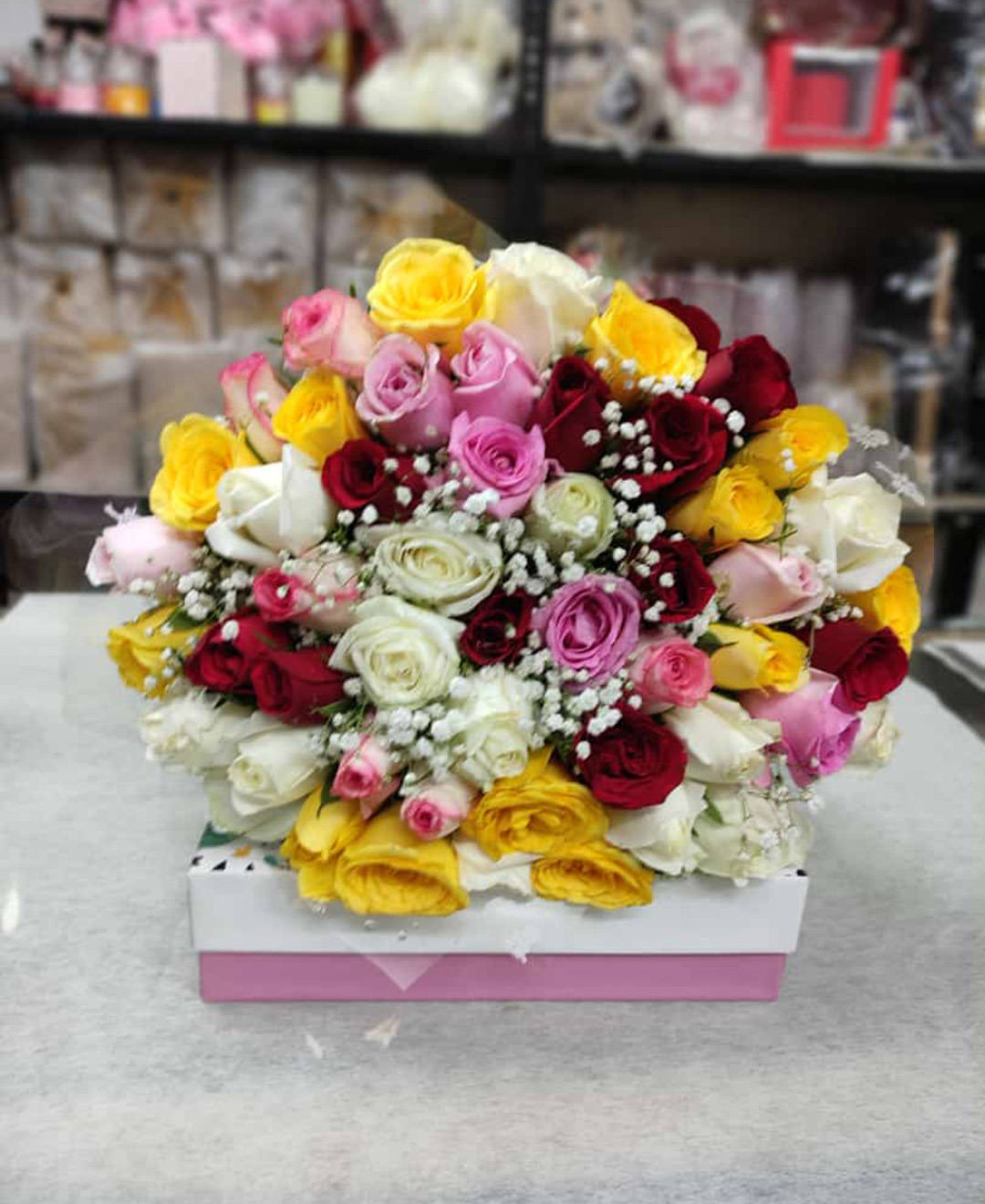 Radiant Blooms Basket