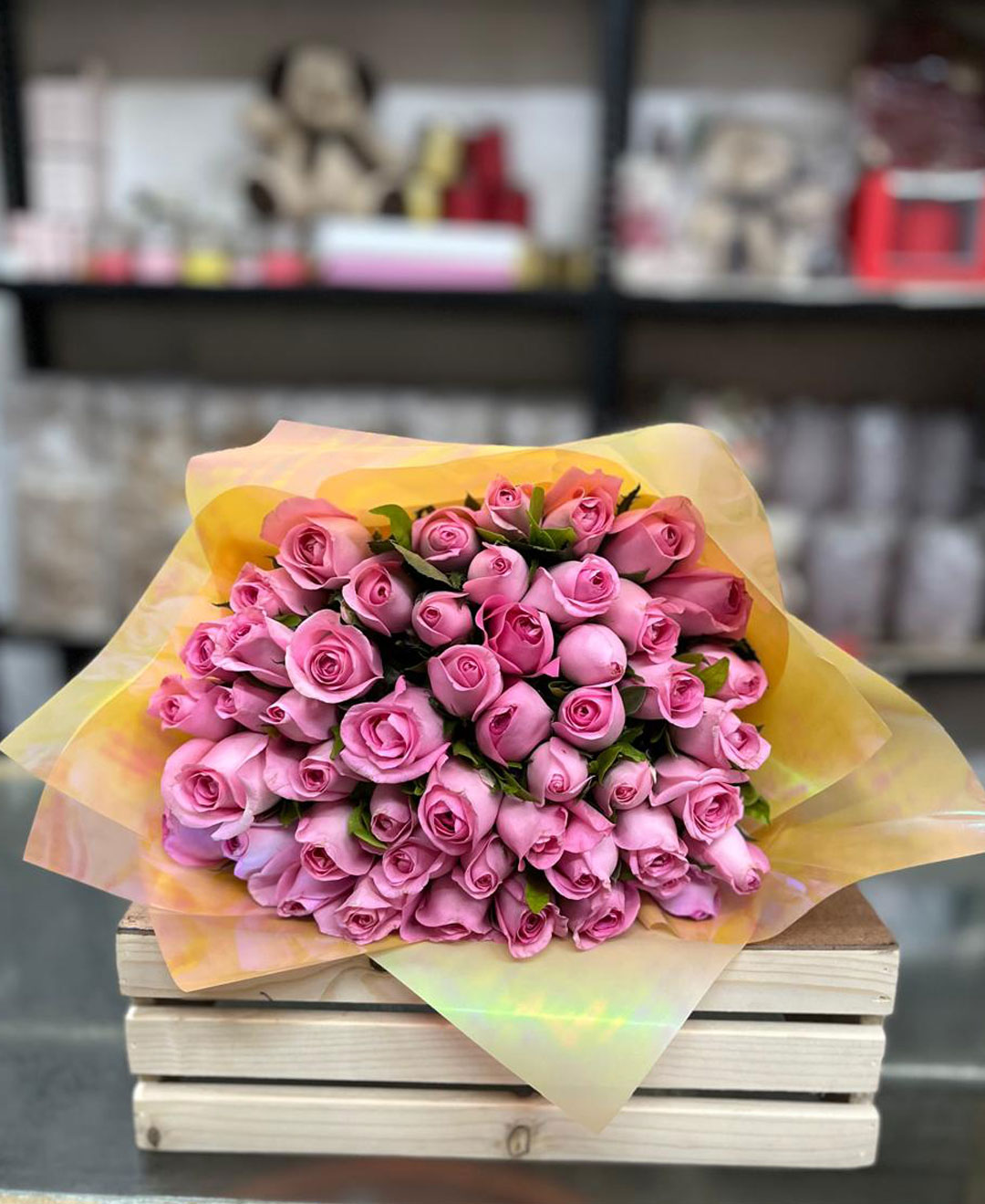 Pink Petal Cascade Bouquet