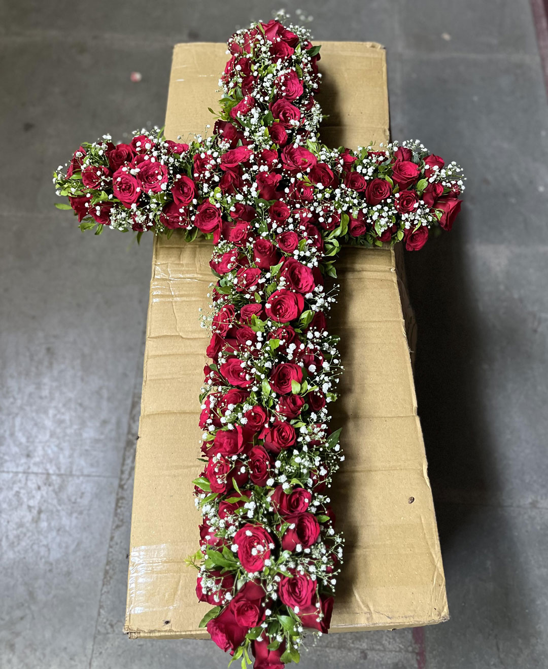 Red Flower Cross