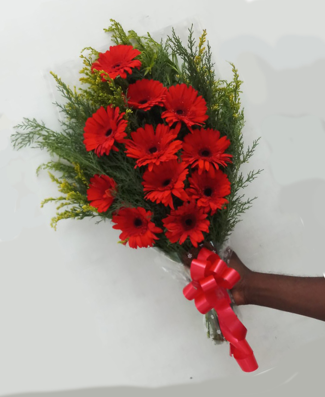 *10 Red Gerbera Bouquet
